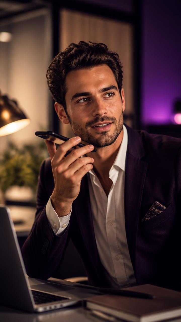 Salesperson recording a 60-second pitch on CLOSDD